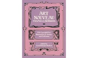Free R.E.A.D (Book) Art Nouveau Frames and Borders: 250 Copyright Free Illustrations (Dover Pictoria