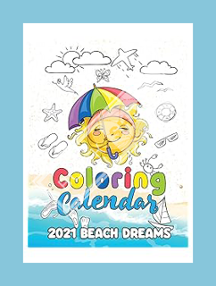 (PDF Download) Coloring Calendar 2021 Beach Dreams by Gumdrop Press