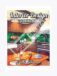 (PDF Download) Interior Design Coloring Book: For Adults with Inspirational Home Designs, Fun Room I