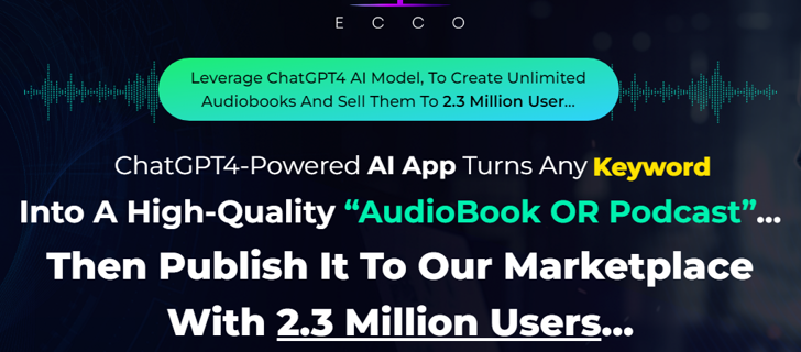 ECCO App Review 2024-Transforming Audiobook Creation with AI Brilliance