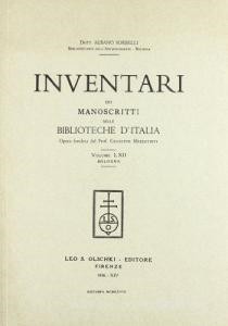 Download (PDF) Inventari dei manoscritti delle biblioteche d'Italia vol.62