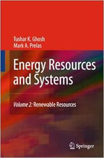DOWNLOAD ⚡️ eBook Energy Resources and Systems: Volume 2: Renewable Resources Full Books