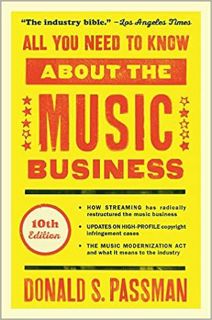 Download⚡️[PDF]❤️ All You Need to Know About the Music Business: 10th Edition Full Audiobook