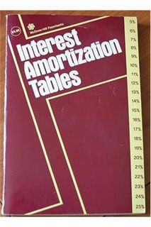 DOWNLOAD EBOOK Interest amortization tables (McGraw-Hill paperbacks) by Jack C Estes