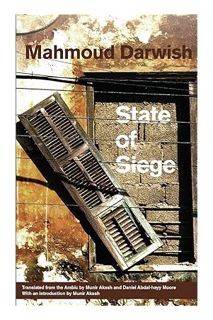 (Pdf Free) State of Siege by Mahmoud Darwish