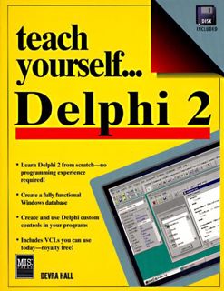 View PDF EBOOK EPUB KINDLE Teach Yourself ... Delphi 2 by  Devra Hall 💗
