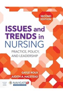 Ebook Free Issues and Trends in Nursing: Practice, Policy and Leadership: Practice, Policy and Leade