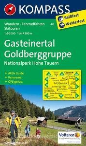 Scarica Epub Carta escursionistica n. 40. Gasteinertal, Goldberggruppe, Nationalpark Hohe Tauern 1:5