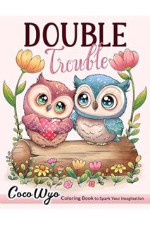(PDF Ebook) Double Trouble: Valentine’s Day Coloring Book for Adults Featuring Romantic Couple Anima