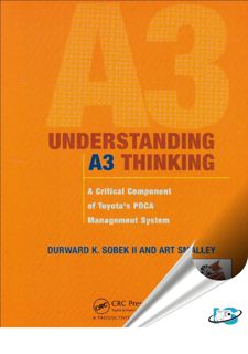 PDF 🔥READ🔥 ONLINE Understanding A3 Thinking: A Critical Component of Toyota's PDCA