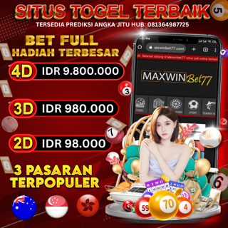 MAXWINBET77 >> BO Togel Online Terbesar Minimal Deposit 5000 Ribu Terpercaya