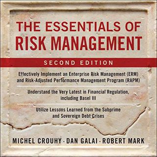 Get PDF EBOOK EPUB KINDLE The Essentials of Risk Management, Second Edition by  Michel Crouhy,Dan Ga