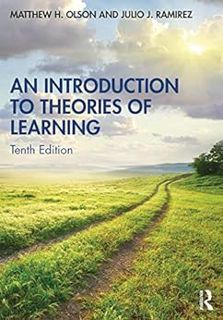 GET [PDF EBOOK EPUB KINDLE] An Introduction to Theories of Learning by Matthew H. Olson,Julio J. Ram