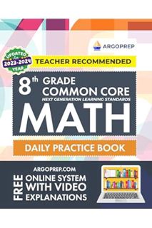 (Free PDF) 8th Grade Common Core Math: Daily Practice Workbook | 1000+ Practice Questions and Video