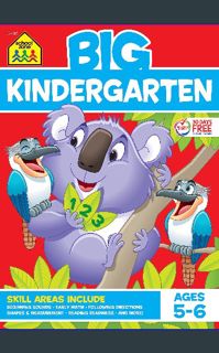 ((Ebook)) 💖 School Zone - Big Kindergarten Workbook - 320 Pages, Ages 5 to 6, Early Reading and