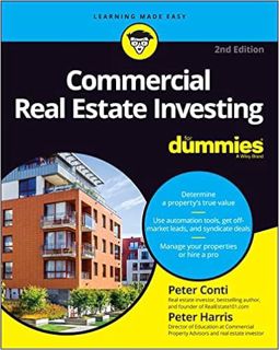 [DOWNLOAD] ?? PDF Commercial Real Estate Investing For Dummies Full Books