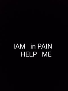 iam in pain help me