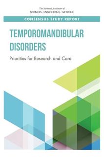 (EBOOK) (PDF) Temporomandibular Disorders: Priorities for Research and Care (The National Academies