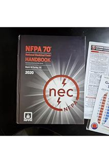 (Download) (Ebook) NFPA 70, National Electrical Code (NEC), 2020 Edition by (NFPA) National Fire Pro