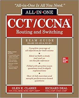 [Pdf] ❤️ Download 📘 CCT/CCNA Routing and Switching All-in-One Exam Guide (Exams 100-490 & 200-30