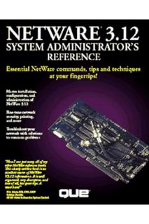 Download PDF Netware 3.12 System Administrator's Reference by Doug Archell