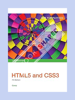 (Download) (Ebook) New Perspectives HTML5 and CSS3: Comprehensive by Patrick M. Carey