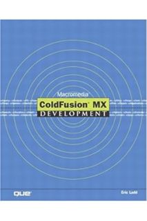 Free PDF Macromedia Coldfusion Mx Development by Eric Ladd