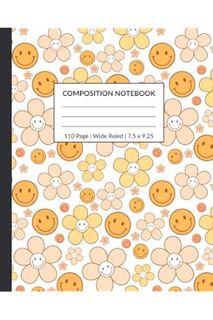Ebook Download Composition Notebook Wide Ruled: Cute Aesthetic Lined Notebook Journal for Girls, Boy