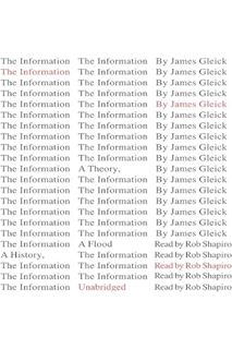 (FREE (PDF) The Information: A History, a Theory, a Flood by James Gleick