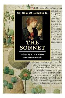 Ebook Download The Cambridge Companion to the Sonnet (Cambridge Companions to Literature) by A. D. C