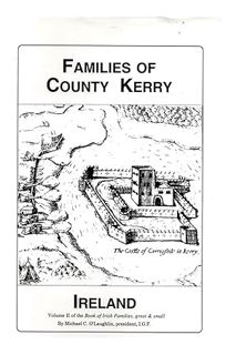 (PDF Download) Families of County Kerry, Ireland: Over Four Thousand Entries from the Archives of th