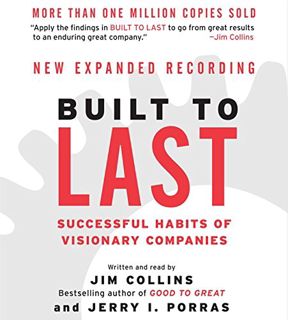 [Read] [KINDLE PDF EBOOK EPUB] Built to Last CD: Successful Habits of Visionary Companies (Good to G