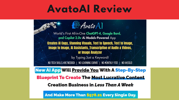 AvatoAI Review — All-in-one AI App Integrating