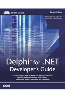 (Ebook Free) Delphi for .NET Developer's Guide by Xavier Pacheco