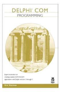 (EBOOK) (PDF) Delphi COM Programming by Eric Harmon