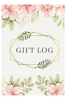 Download Ebook Gift Log: Wedding Gift Record Book - Bridal Shower Keepsake for Gift Registry Celebra