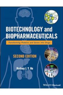 (PDF) (Ebook) Biotechnology and Biopharmaceuticals: Transforming Proteins and Genes into Drugs by Ro