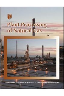 Pdf Ebook Plant Processing of Natural Gas by Doug Elliot