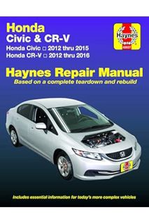 (DOWNLOAD (EBOOK) Honda Civic (12-15) & CR-V (12-16) Haynes Manual by Haynes Publishing