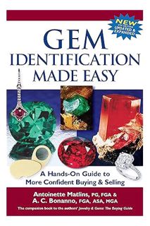 (DOWNLOAD) (Ebook) Gem Identification Made Easy (6th Edition): A Hands-On Guide to More Confident Bu