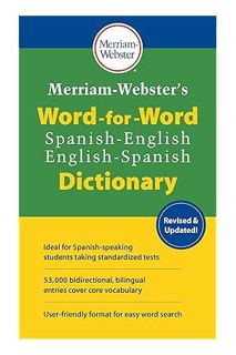 Download Ebook Merriam-Webster's Word-for-Word Spanish-English Dictionary (Multilingual, English and