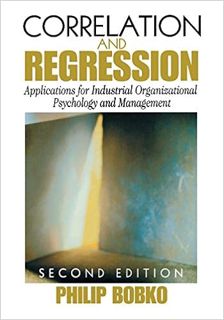 [DOWNLOAD] ⚡️ (PDF) Correlation and Regression: Applications for Industrial Organizational Psycholog