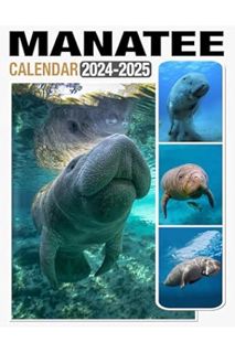(PDF Download) Manatee Calendar 2024 - 2025: Monthly Planner Jan 2024 to Dec 2025, Thick & Sturdy Pa