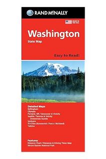 PDF Download Rand McNally Easy to Read Folded Map: Washington State Map by Rand McNally