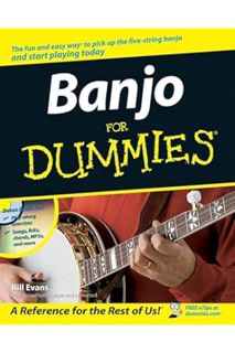 Download Ebook Banjo For Dummies by Bill Evans