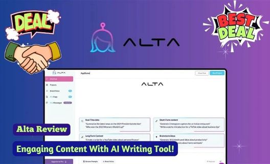 ⭐🎯Alta Review | AI Content Writing Tool  |Lifetime Deal🚀⭐