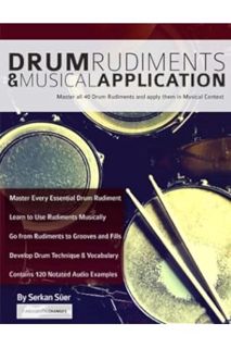(PDF Free) Drum Rudiments & Musical Application: Master all 40 Drum Rudiments and Apply them in Musi