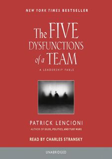 Pdf⚡️(read✔️online) The Five Dysfunctions of a Team: A Leadership Fable by Patrick
