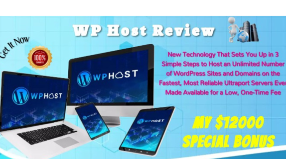 WP Host Review – Unlimited WordPress Websites & Domains Hosting Technology In 3 Clicks