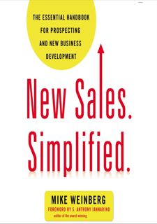 PDF✔️Download❤️ New Sales. Simplified.: The Essential Handbook for Prospecting and